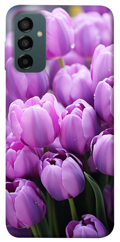 Чехол на Samsung Galaxy M14 5G Фиолетовые тюльпаны фото 1 из 1