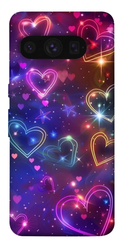 Чехол на Google Pixel 8 Pro Drawn hearts фото 1 из 1