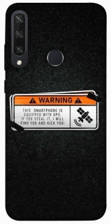 Чохол на Huawei Y6p Warning фото 1 з 1