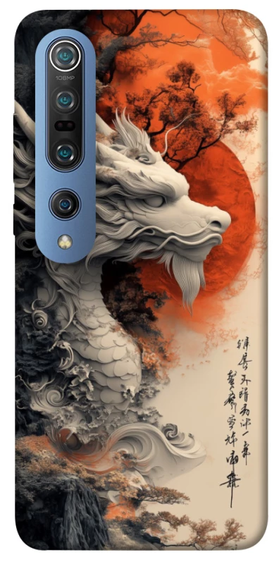 Чохол на Xiaomi Mi 10 / Mi 10 Pro white dragon фото 1 з 1