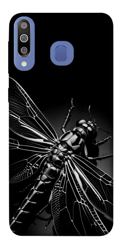 Чехол на Samsung Galaxy M30 Black dragonfly фото 1 из 1