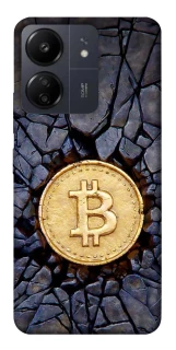 Чохол на Xiaomi Poco C65 Bitcoin cracks фото 1 з 1