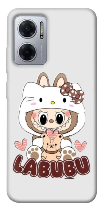 Чохол на Xiaomi Redmi Note 11E Hello Kitty Labubu фото 1 з 1