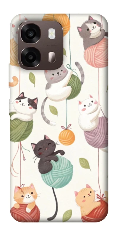 Чохол на Oppo A6 Funny Kittens фото 2 з 2