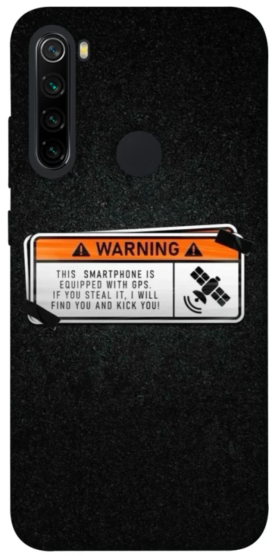 Чохол на Xiaomi Redmi Note 8 Warning фото 1 з 1