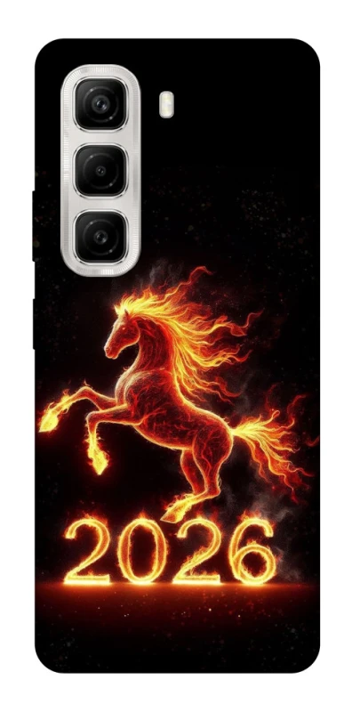 Чохол на Infinix Hot 50 4G Red Fire Horse ver.1 фото 1 з 1