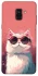 Чехол на Samsung A530 Galaxy A8 (2018) Сat with glasses фото 1 из 1