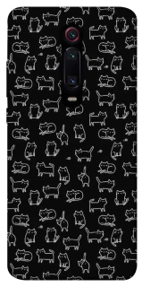 Чохол на Xiaomi Redmi K20 / K20 Pro / Mi9T / Mi9T Pro Black Cats фото 1 з 1