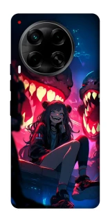 Чехол на TECNO Camon 30 (CL6) Anime girl фото 1 из 1