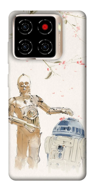 Чохол на ZTE Blade A56 Star Wars robots фото 1 з 1