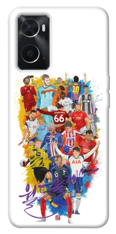 Чехол на Oppo A76 4G Football Abstract v2 фото 1 из 1