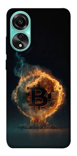 Чохол на Oppo A78 4G Fire Bitcoin фото 1 з 1