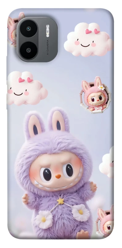 Чехол на Xiaomi Redmi A1 / A2 Labubu & clouds фото 1 из 1