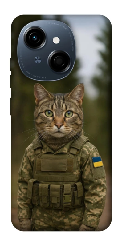 Чохол на TECNO Spark Go 1 Кіт захисник фото 1 з 1