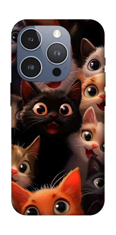 Чохол на Apple iPhone 16 Pro happy cats фото 1 з 1