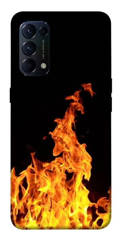 Чехол на Oppo Reno 5 4G Огонь фото 1 из 1