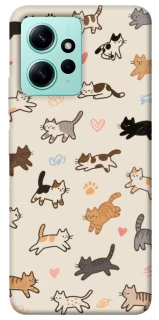 Чехол на Xiaomi Redmi Note 12 4G Cat style ver.2 фото 1 из 1