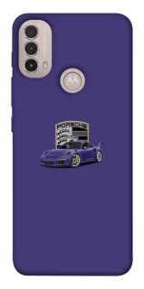 Чехол на Motorola Moto E40 Porsche purple фото 1 из 1