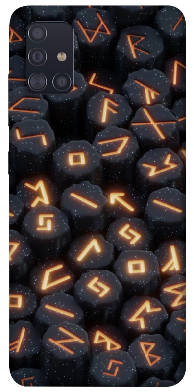 Чехол на Samsung Galaxy A51 Огненые руны фото 1 из 1