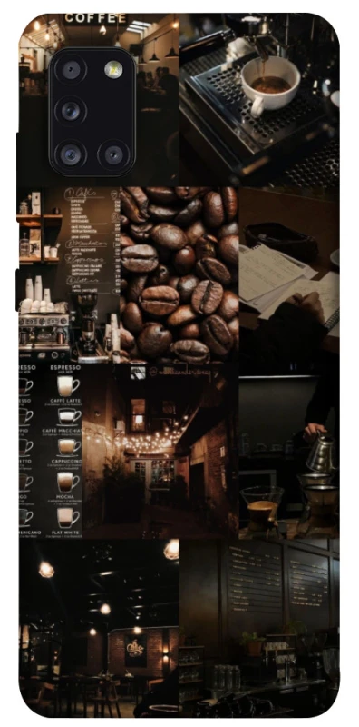 Чохол на Samsung Galaxy A31 Coffee collage ver.1 фото 1 з 1