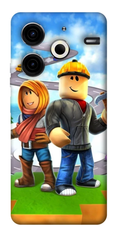 Чохол на TECNO Pova 6 Neo (LI6) Roblox Builder Adventure фото 1 з 1