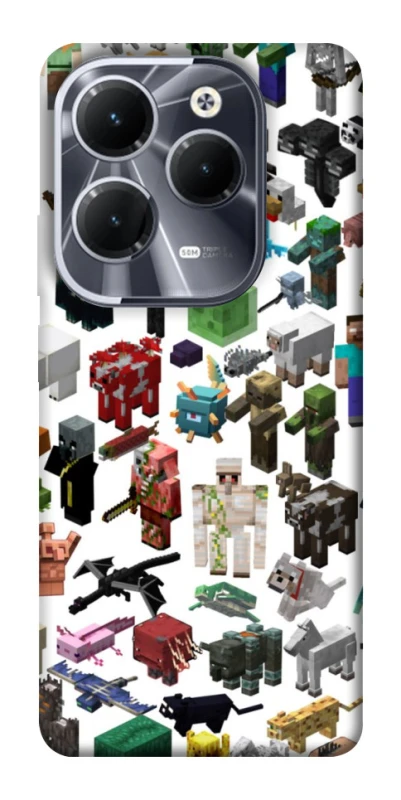 Чохол на Infinix Hot 40 Minecraft v4 фото 1 з 1