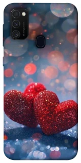 Чохол на Samsung Galaxy M21 Red hearts фото 1 з 1