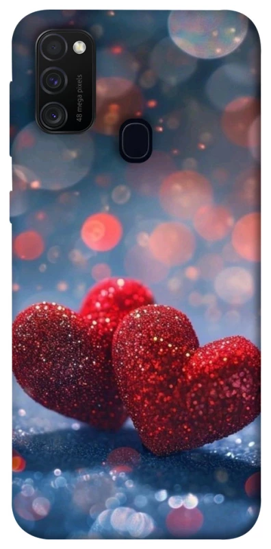 Чохол на Samsung Galaxy M30s / M21 Red hearts фото 1 з 1