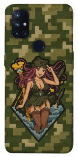 Чехол на OnePlus Nord N10 5G Military Waifu фото 1 из 1