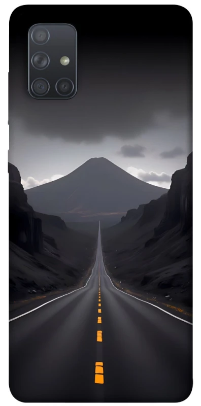 Чохол на Samsung Galaxy A71 Black mountains фото 1 з 1