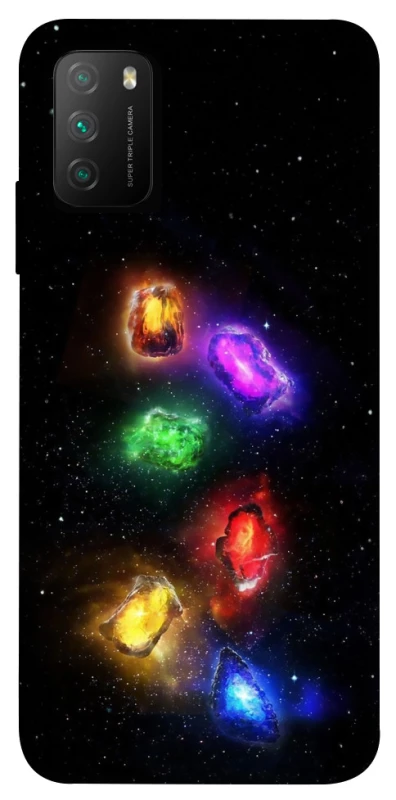 Чехол на Xiaomi Poco M3 Infinity Stones фото 1 из 1