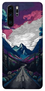 Чехол на Huawei P30 Pro Нарисованные горы фото 1 из 1