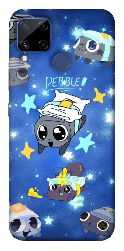 Чохол на Realme C15 Pebble kitten stars фото 1 з 1