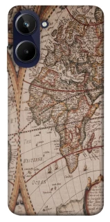 Чохол на Realme 10 4G Карта подорожей фото 1 з 1