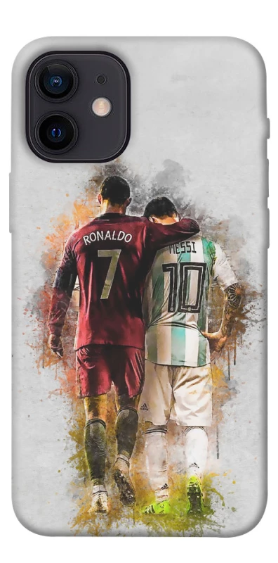 Чохол на Apple iPhone 12 mini (5.4") Ronaldo та Messi фото 1 з 1