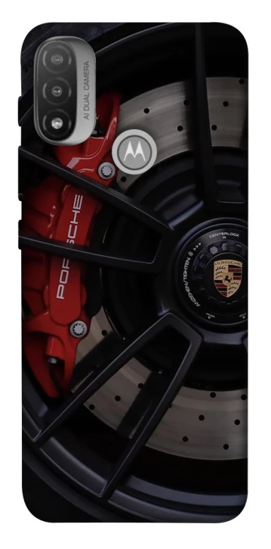 Чехол на Motorola Moto E20 Wheal porsche фото 1 из 1