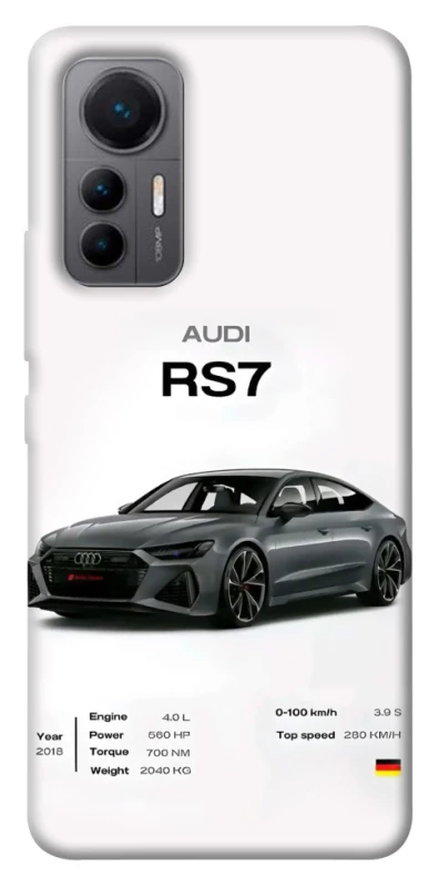 Чехол на Xiaomi 12 Lite Audi RS7 фото 1 из 1
