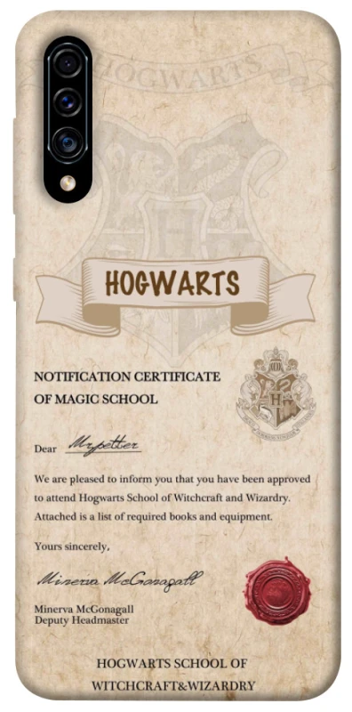 Чохол на Samsung Galaxy A50 (A505F) / A50s / A30s The Hogwarts acceptance letter фото 1 з 1