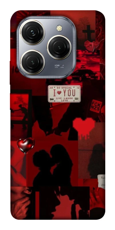 Чохол на TECNO Spark 20 Pro Love collage ver.2 фото 1 з 1