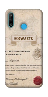 Чехол на Huawei P30 lite The Hogwarts acceptance letter фото 1 из 1