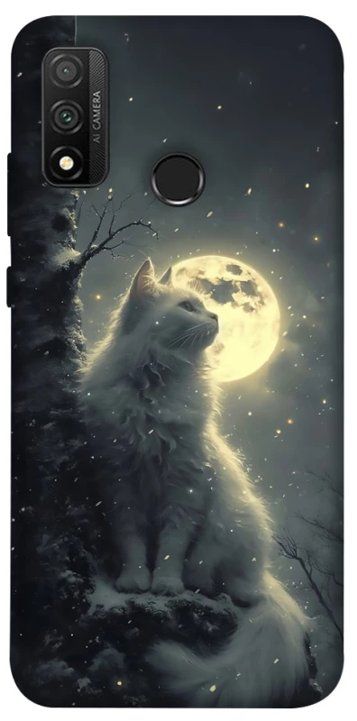 Чехол на Huawei P Smart (2020) Кот под луной фото 1 из 1