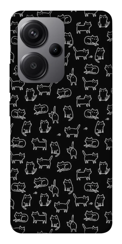 Чохол на Xiaomi Redmi Note 13 Pro+ Black Cats фото 1 з 1