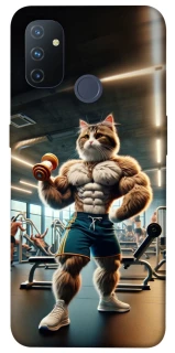 Чехол на OnePlus Nord N100 Качок кот фото 1 из 1