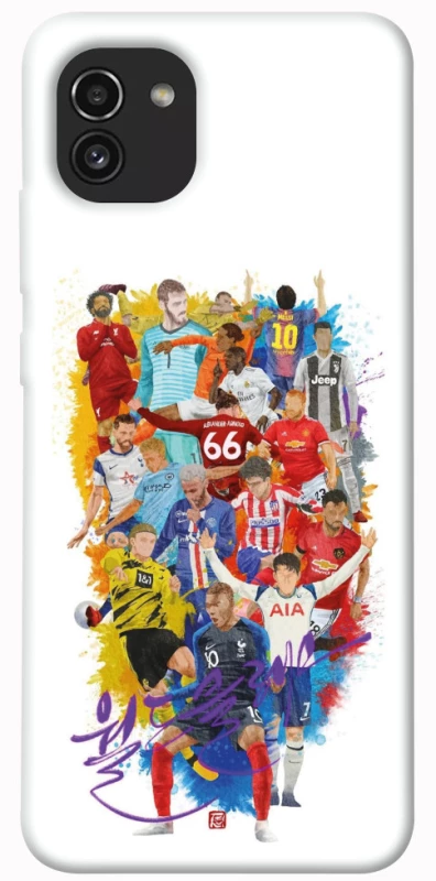 Чохол на Samsung Galaxy A03 Football Abstract v2 фото 1 з 1