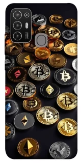 Чехол на ZTE Blade A52 Many coins фото 1 из 1