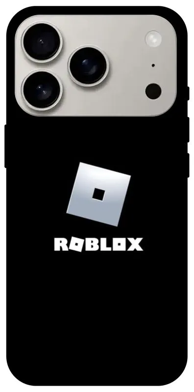 Чохол на Apple iPhone 18 Pro Roblox logo black фото 2 з 2