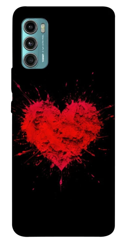 Чохол на Motorola Moto G60 Splash heart фото 1 з 1
