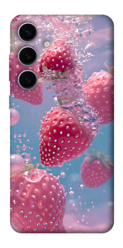 Чохол на Samsung Galaxy S25+ Полуниця в воді фото 1 з 1