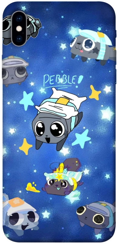 Чохол на Apple iPhone XS Max (6.5") Pebble kitten stars фото 1 з 1