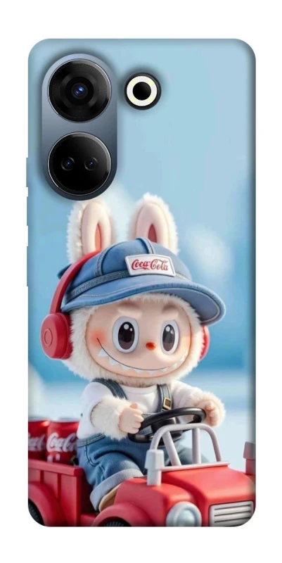 Чохол на TECNO Camon 20 Pro (CK7n) Labubu in the car фото 1 з 1